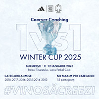 Coerver Winter Cup Editia Bucuresti 2025